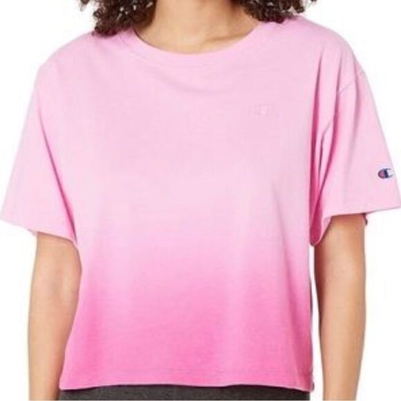 Champion plus size 3X cropped dip tie dye t shirt - Picture 2 of 10